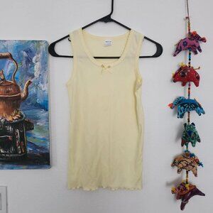 Soft Yellow Tank Top
